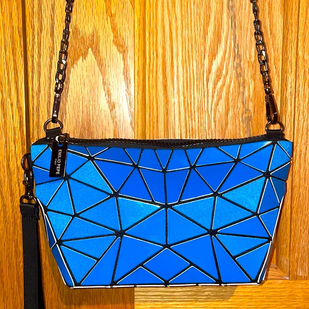 Royal Blue Emilio Pepe Italy Purse/Clutch